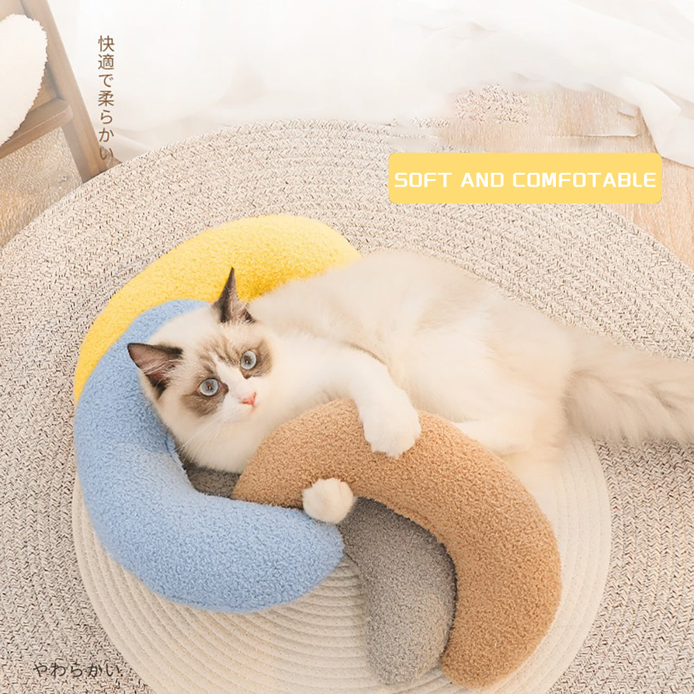 U-Shaped Cat Neck Support Pillow