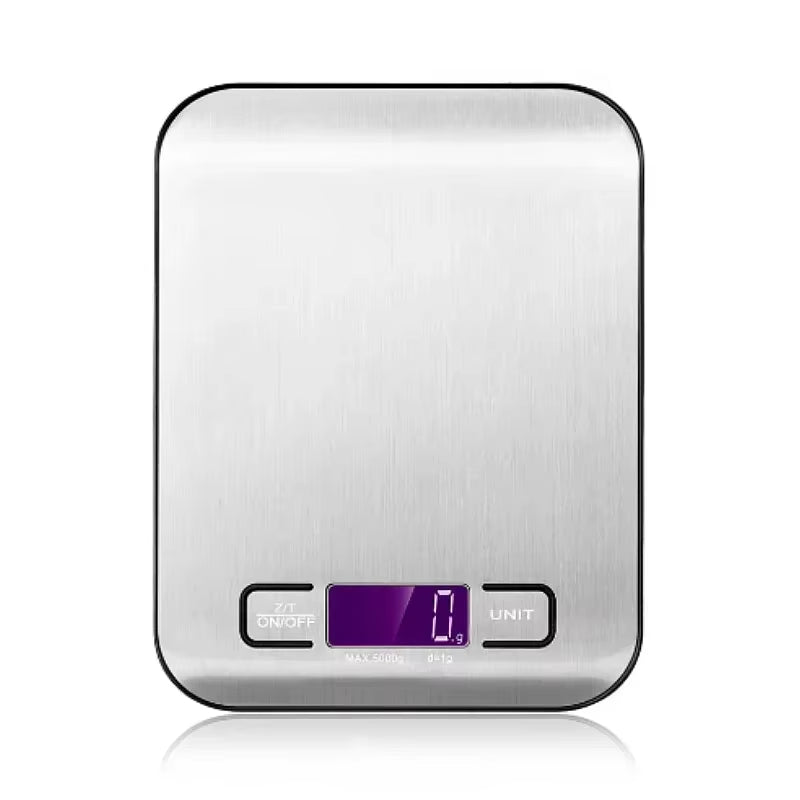 Digital Kitchen Scale with Stainless Steel Platform – 5kg/10kg Multi-Function LCD Food Scale