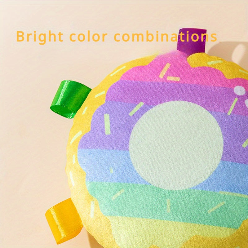 Plush Flying Disc Dog Toy for Outdoor Play
