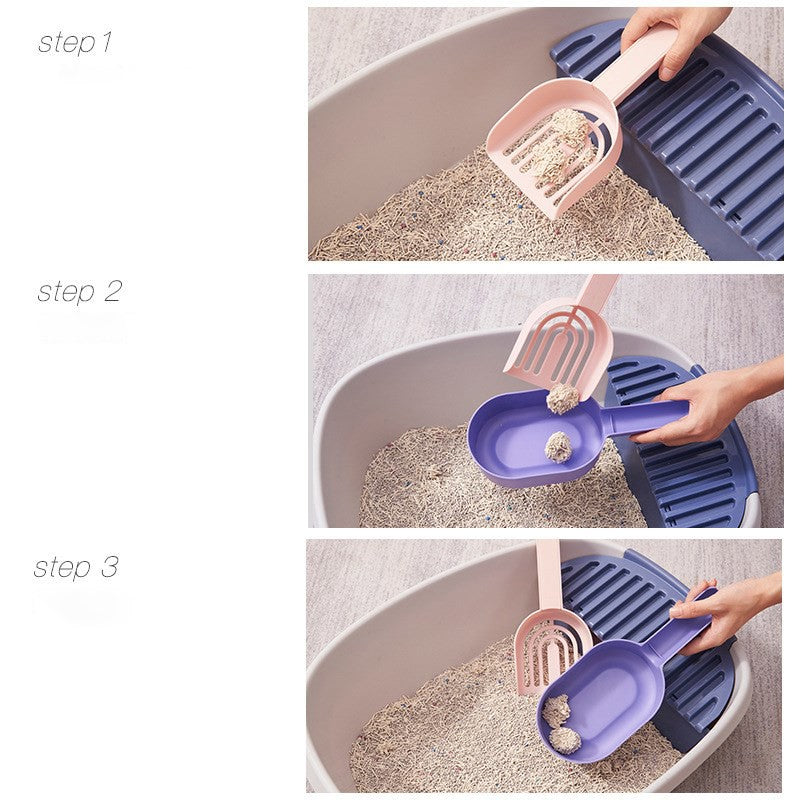 Self-Cleaning Cat Litter Scoop Shovel