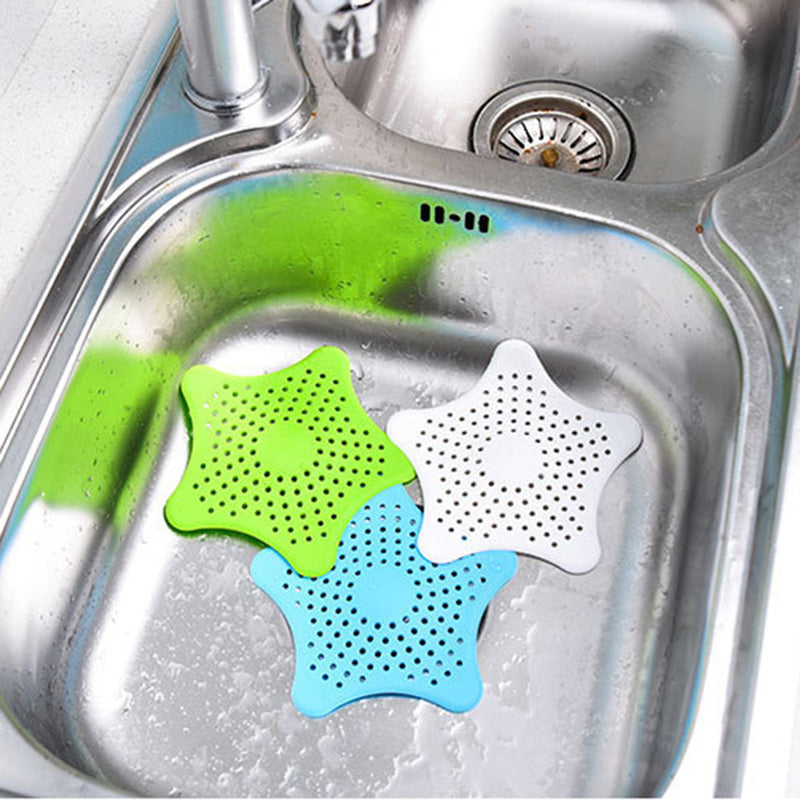 Premium Silicone Starfish Drain Filters (3PCS) – Anti-Clog Hair Catcher Set