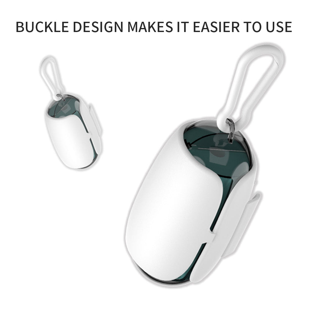 Dog Poop Bag Holder & Dispenser – Space Capsule Design with Leash Clip