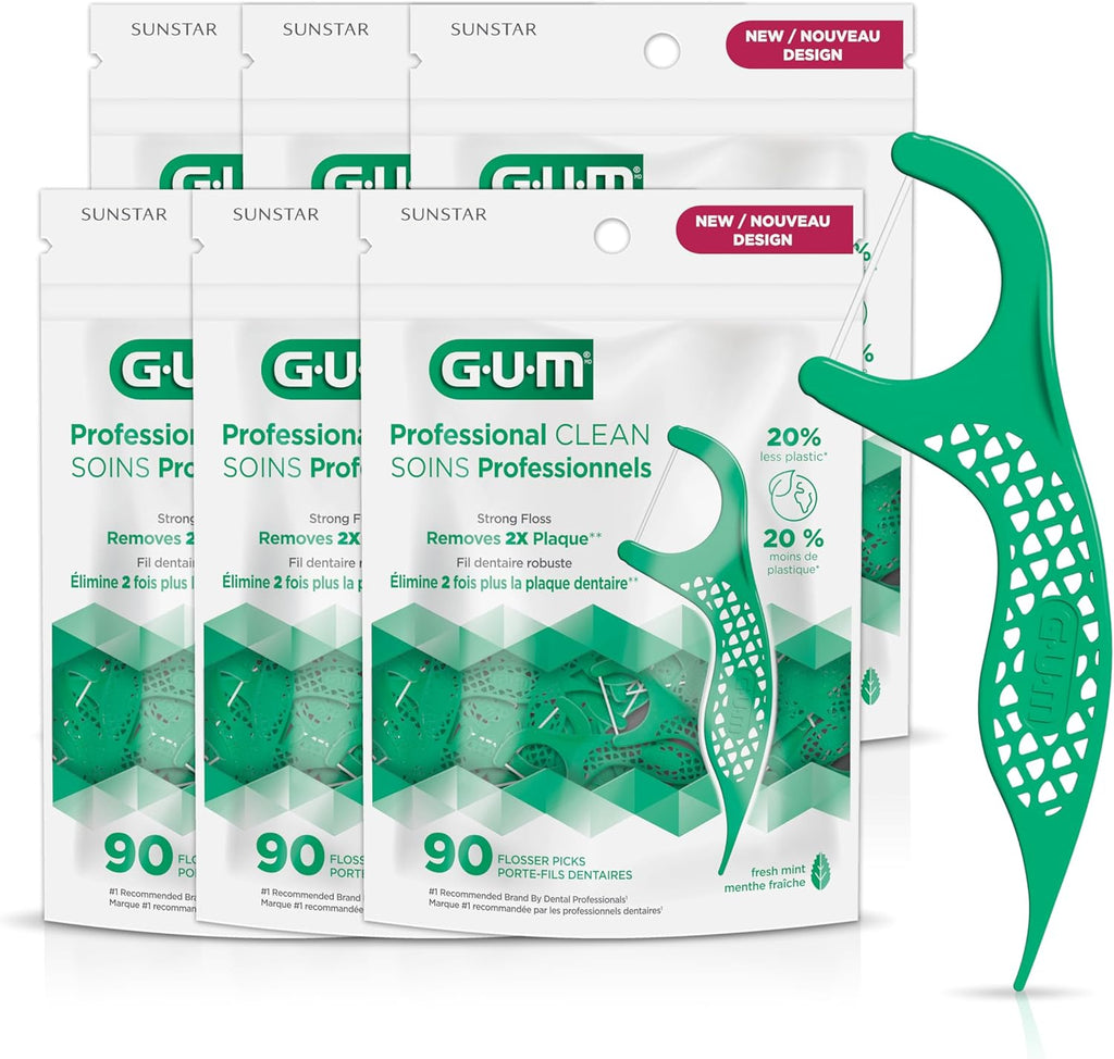 Comfort Slide Dental Floss Picks – Mint, 90 Pack