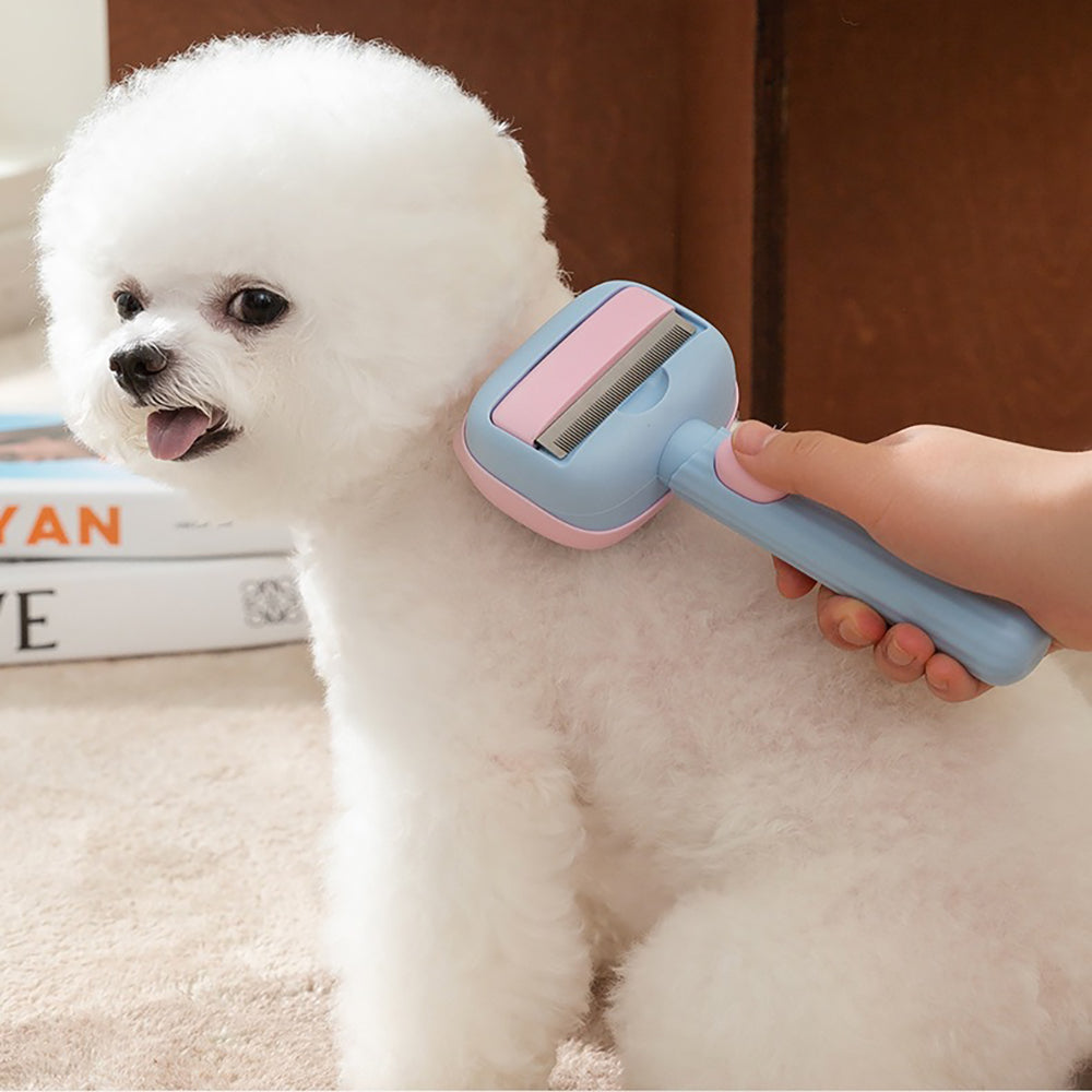 Deshedding & Dematting Comb – Pet Grooming Brush for Dogs and Cats