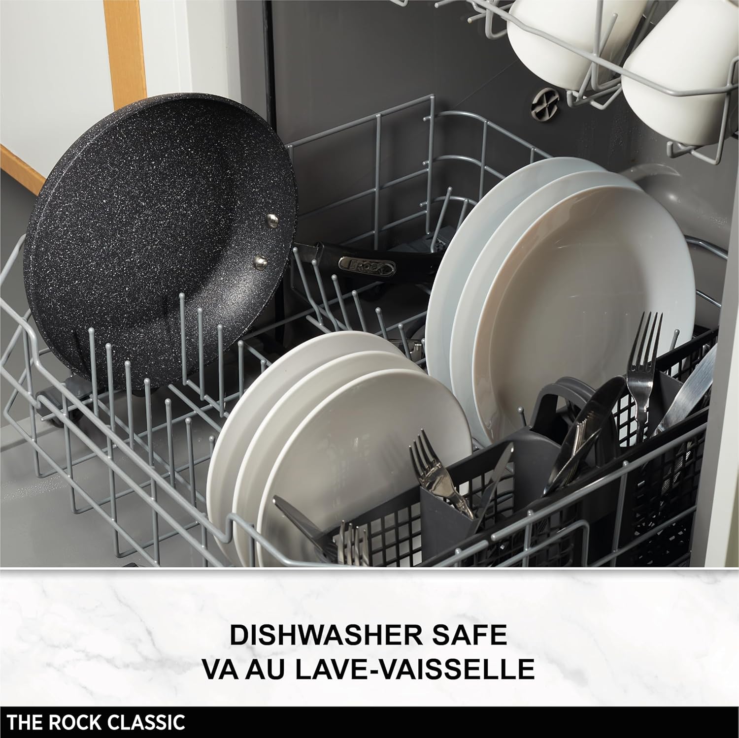 Non-Stick Pan – The Rock 20 cm (8”) Forged Aluminum Fry Pan, Oven Safe, PFOA-Free, Black