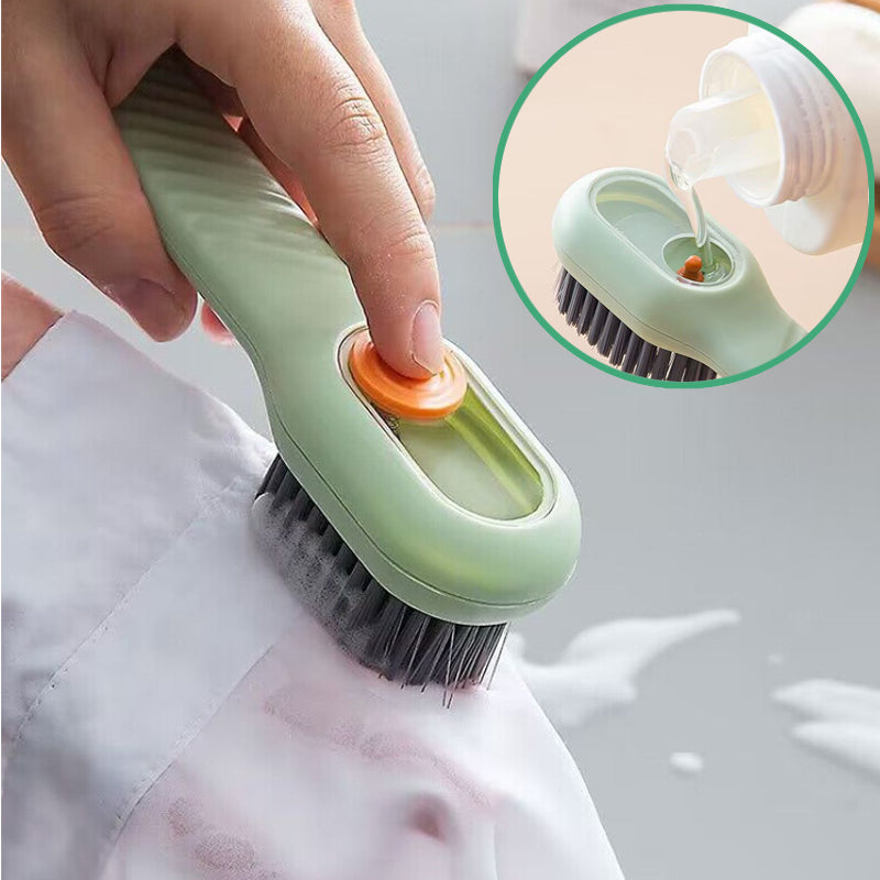 Deep Cleaning Shoe Brush Automatic Liquid Discharge Cleaning Brush Soft Bristles Household Laundry for Daily Use Cleaning Tool
