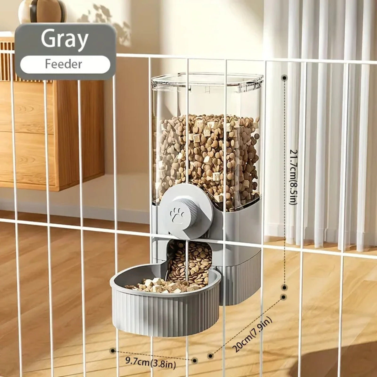 Automatic Hanging Pet Feeder Bowl – 1.2L