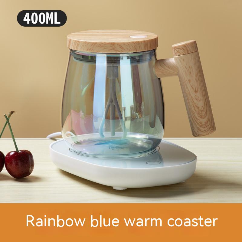 Automatic Mixing Coffee Mug – 400ML Glass Cup