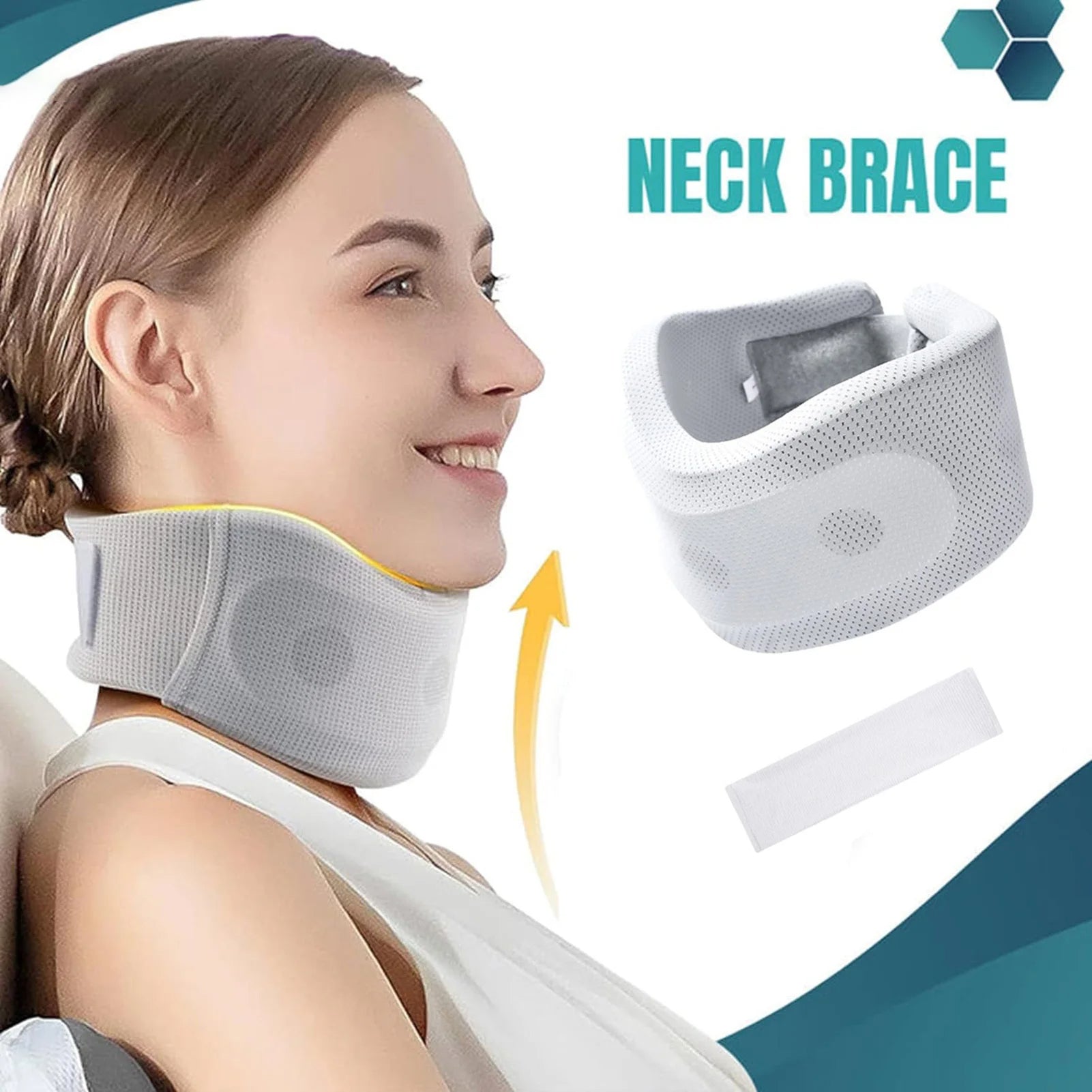 Adjustable Soft Neck Support Brace – Cervical Collar