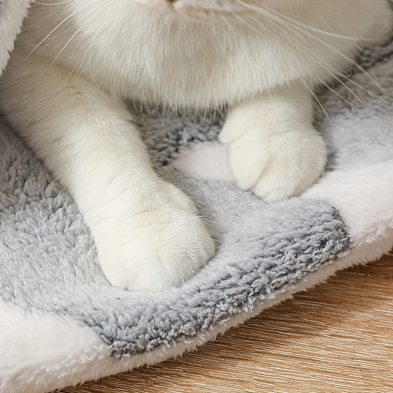 Washable Self-Warming Dog & Cat Bed Mat – Soft Fleece Crate and Kennel Pad