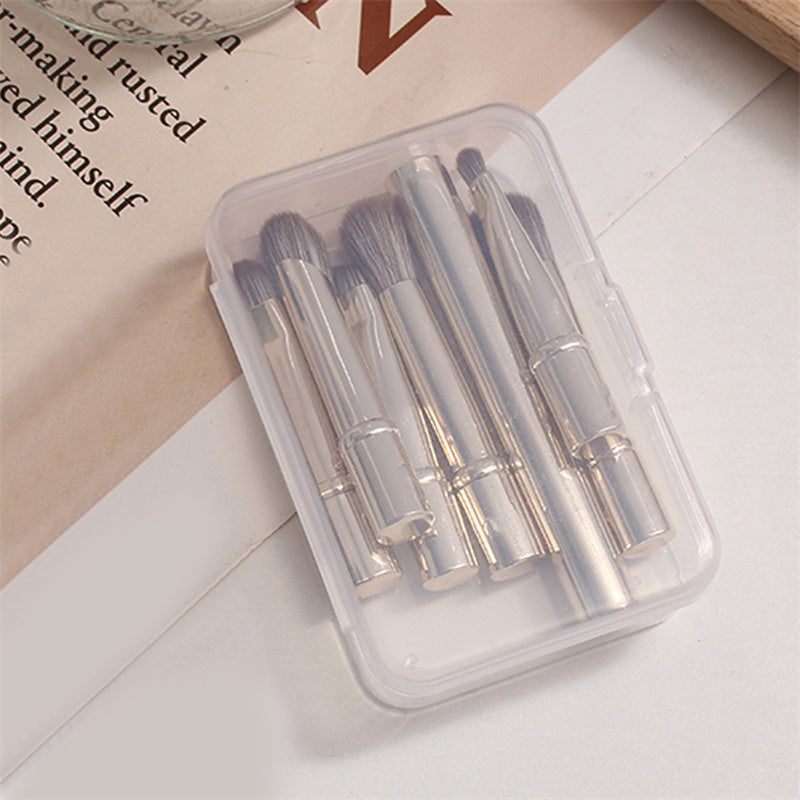 6-Piece Mini Makeup Brushes Set with Case