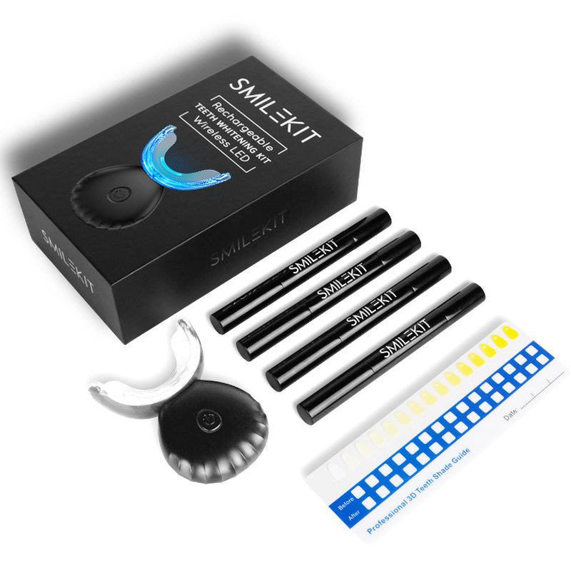 Wireless LED Teeth Whitening Kit for Home Use