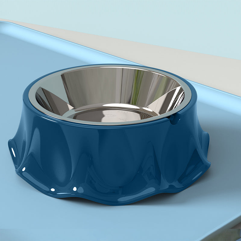 Stainless Steel Pet Food & Water Bowl with Non-Slip Base