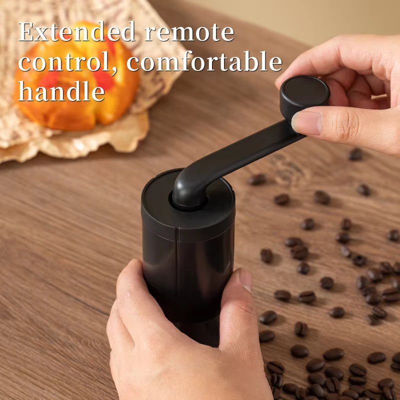 Portable Manual Coffee Grinder – Adjustable Hand Crank Bean Grinder for Home & Travel