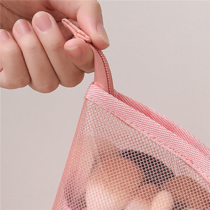 Foldable Stand-Up Makeup Brush Case – Waterproof Travel Cosmetic Bag