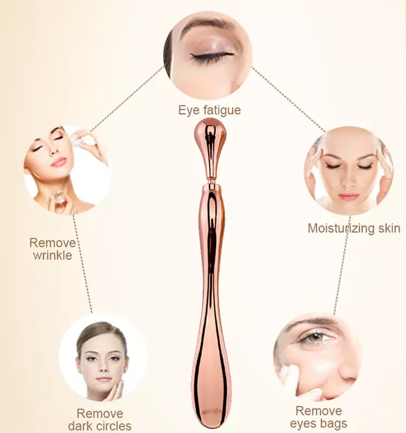 Metal Eye Cream Massage Roller Stick
