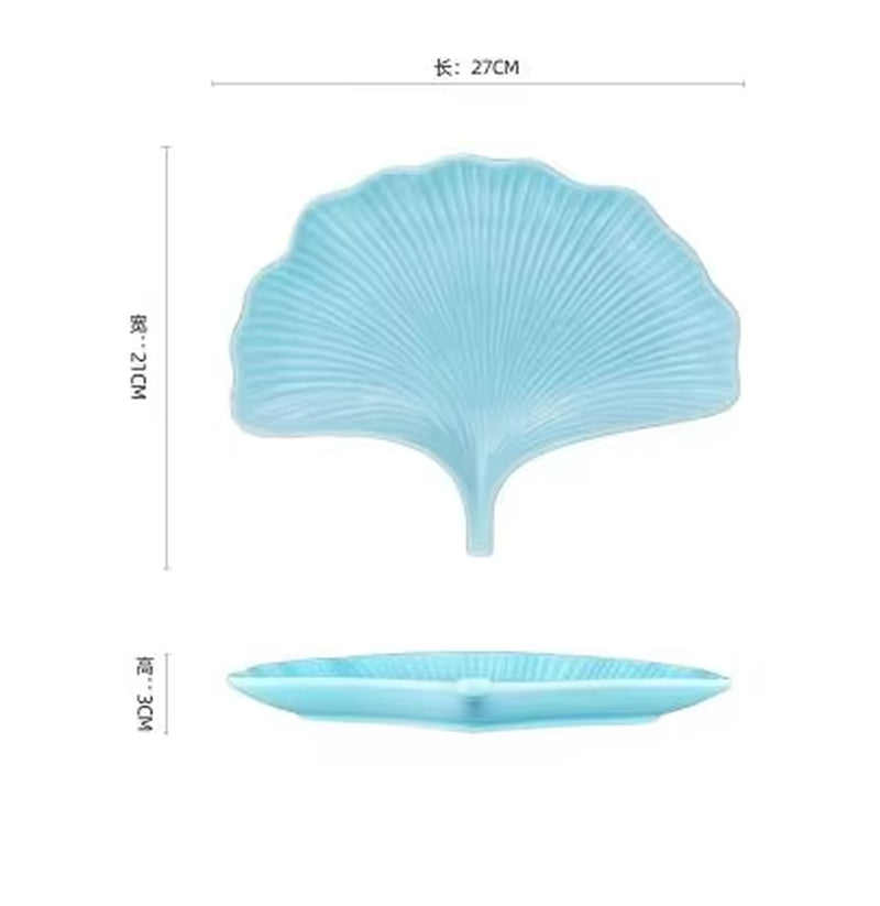 Avocado Shape Ceramic Dish for Fruit, Salad, Snacks & Soup – 6.5 Inch