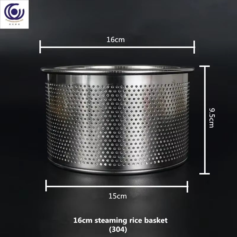 Stainless Steel Noodle Scoop with Long Handle for Boiling & Frying