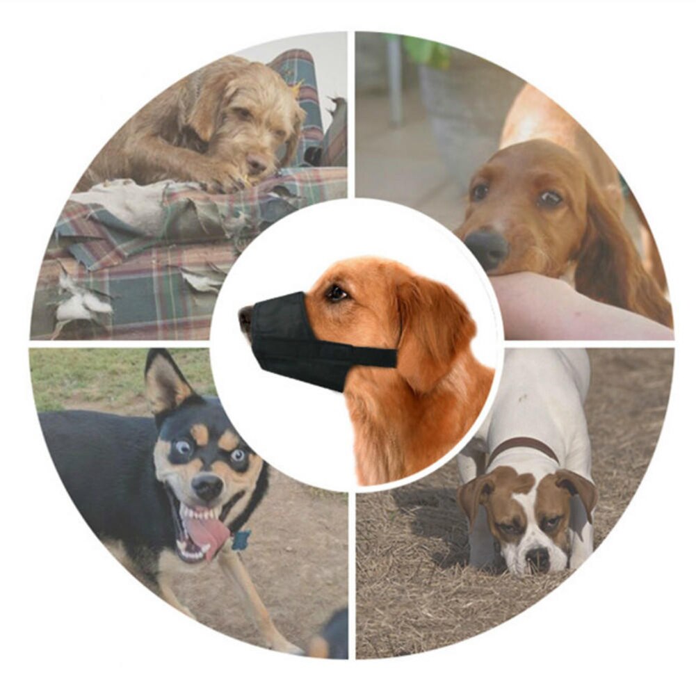Adjustable Soft Nylon Dog Muzzle