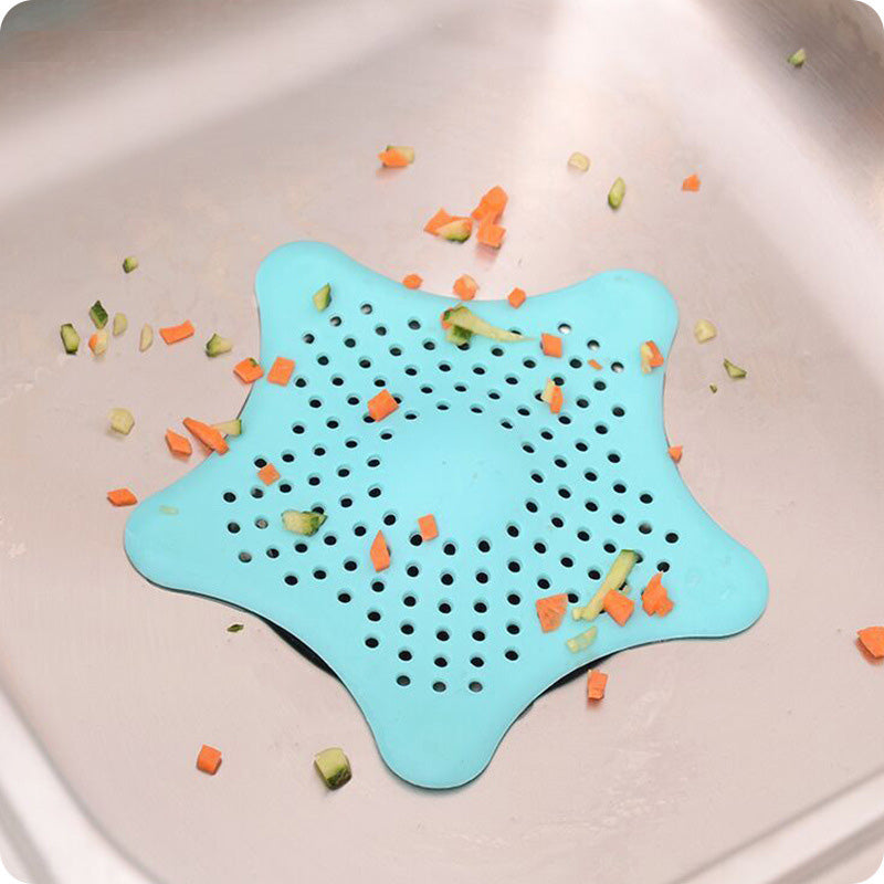 Premium Silicone Starfish Drain Filters (3PCS) – Anti-Clog Hair Catcher Set