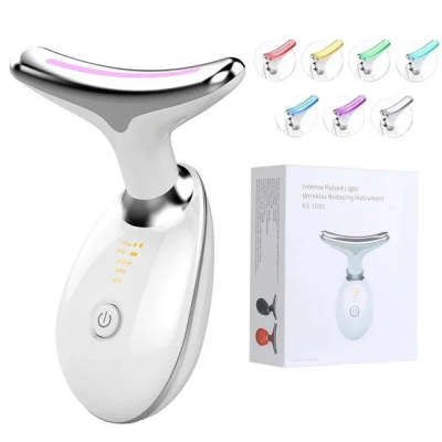 Neck Massager EMS Thermal – Electric Microcurrent Firming Beauty Device