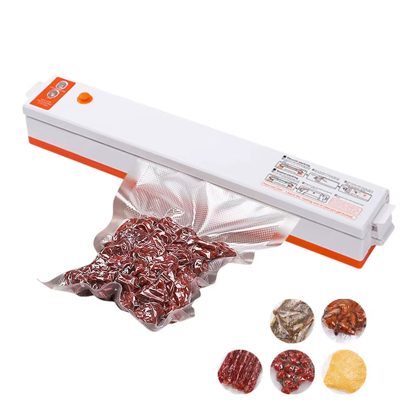 Food Vacuum Packing Machine for Home Use, EU Plug, Includes 10 Vacuum Bags