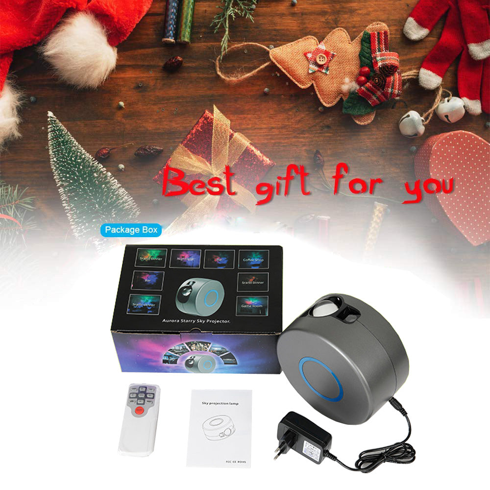 Galaxy Star Projector Light – Rotating Starry Sky Night Lamp