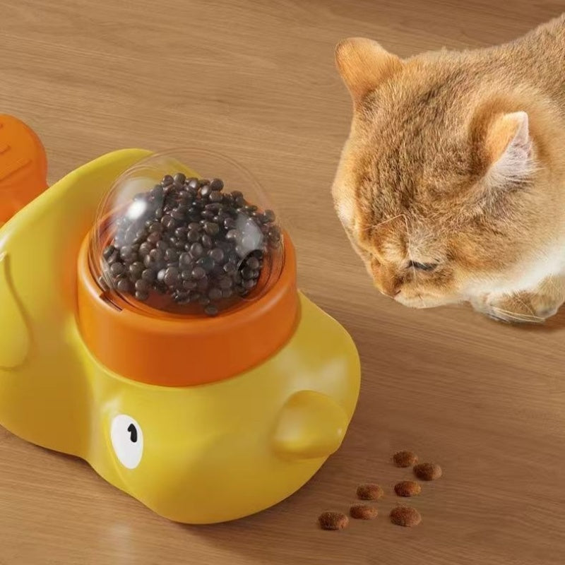 Interactive Cat Toy with Automatic Feeder – Training Treat Dispenser
