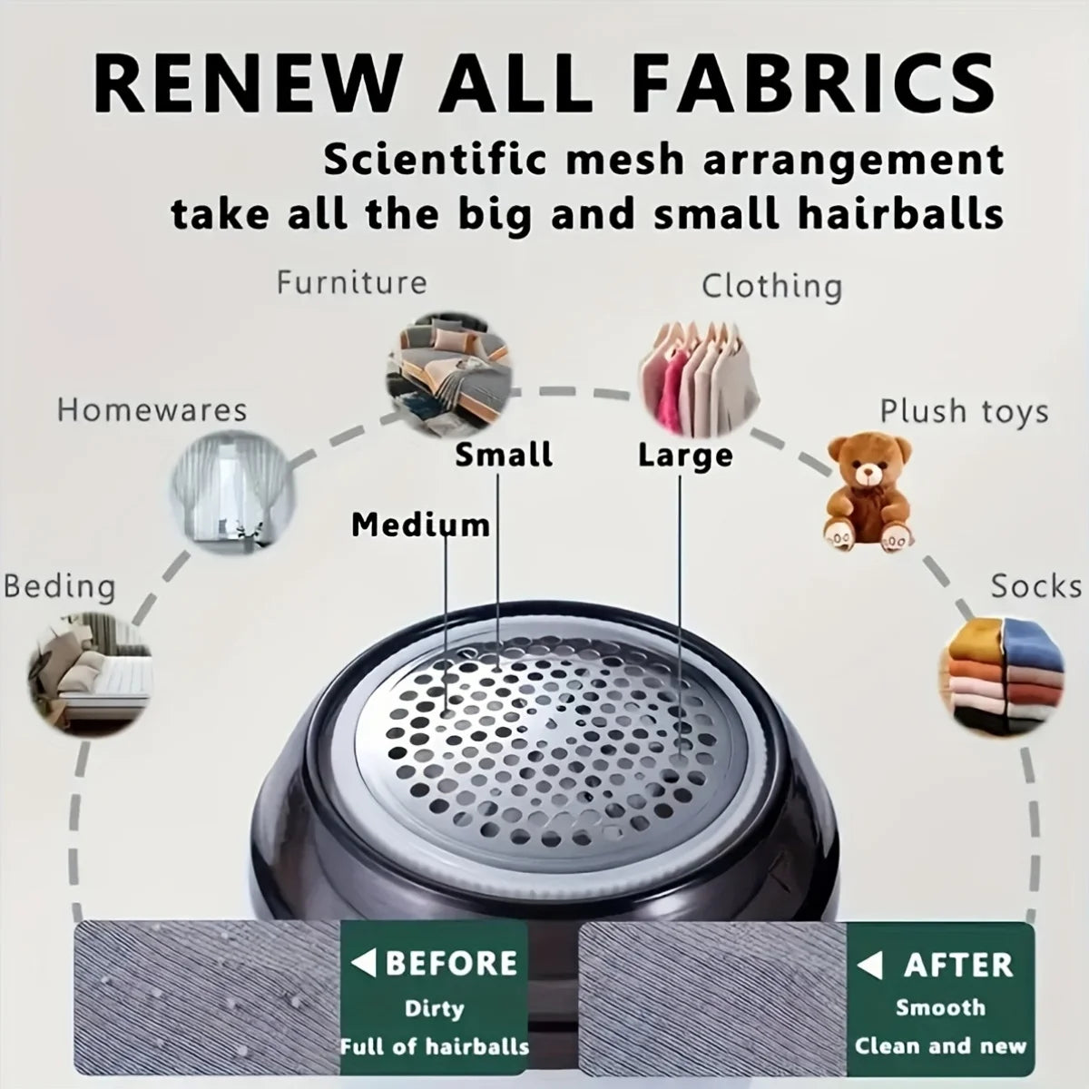 USB Rechargeable Fabric Shaver – Portable Lint & Sweater Pill Remover