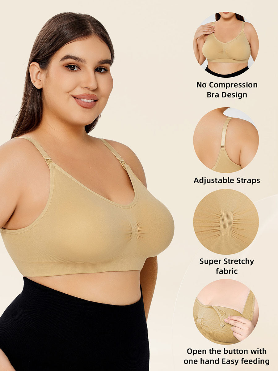 Soft Cotton Wire-Free Comfort Bra