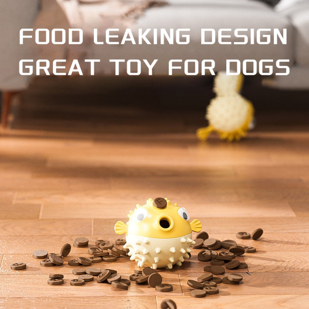 Fish Shape Squeaky Chew Toy for Dogs