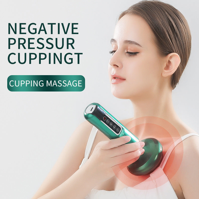 Electric Vacuum Cupping Massager for Body Anti-Cellulite Suction Cup Gua Sha Massage Body Cups Guasha Fat Burning Slimming Jars