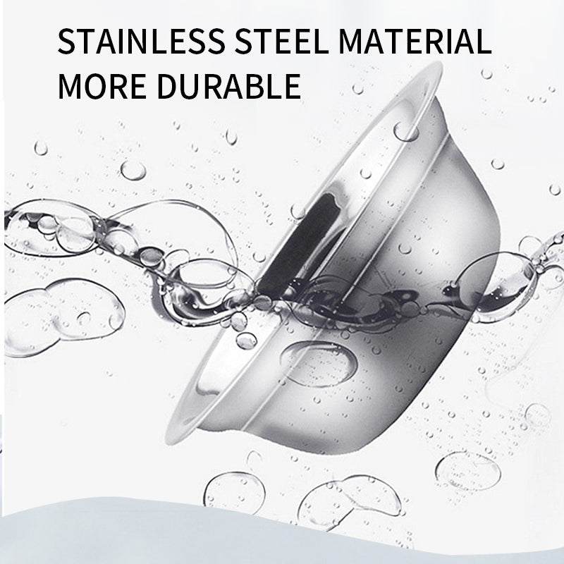Stainless Steel Pet Food & Water Bowl with Non-Slip Base