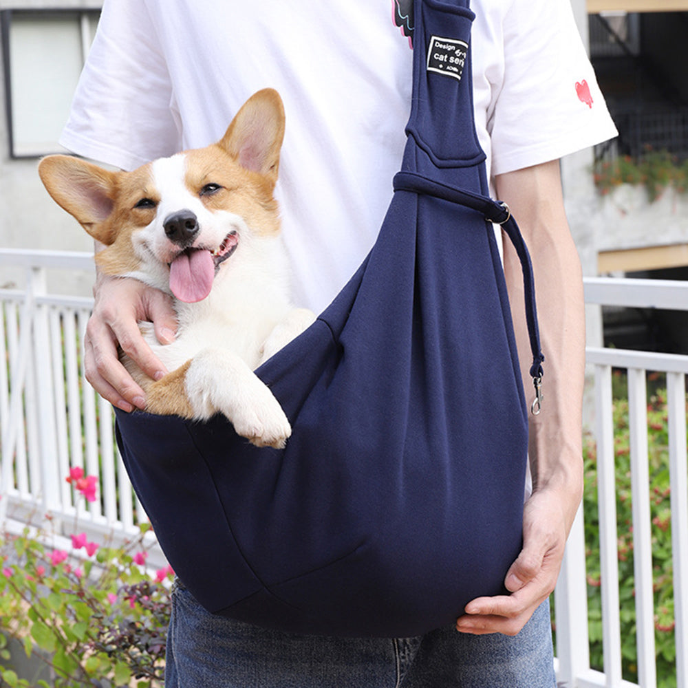 Pet Sling Carrier Bag – Comfortable Single-Shoulder Travel Carrier for Dogs & Cats