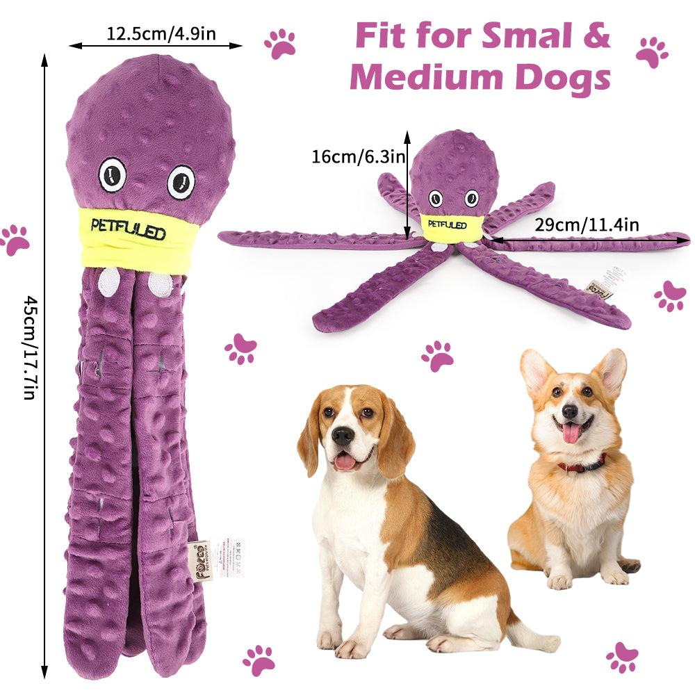 Plush Octopus Snuffle Dog Puzzle Toy