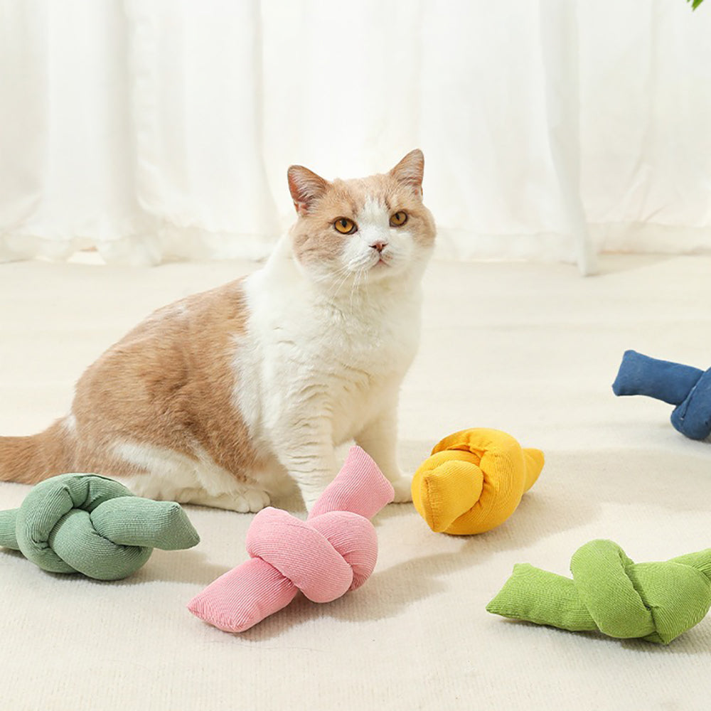 Cotton Rope Knot Dog Toy – Interactive Tug & Chew