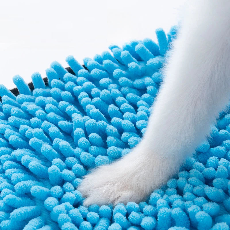 Absorbent Pet Towel for Dogs & Cats – Microfiber Quick-Dry Bath Towel