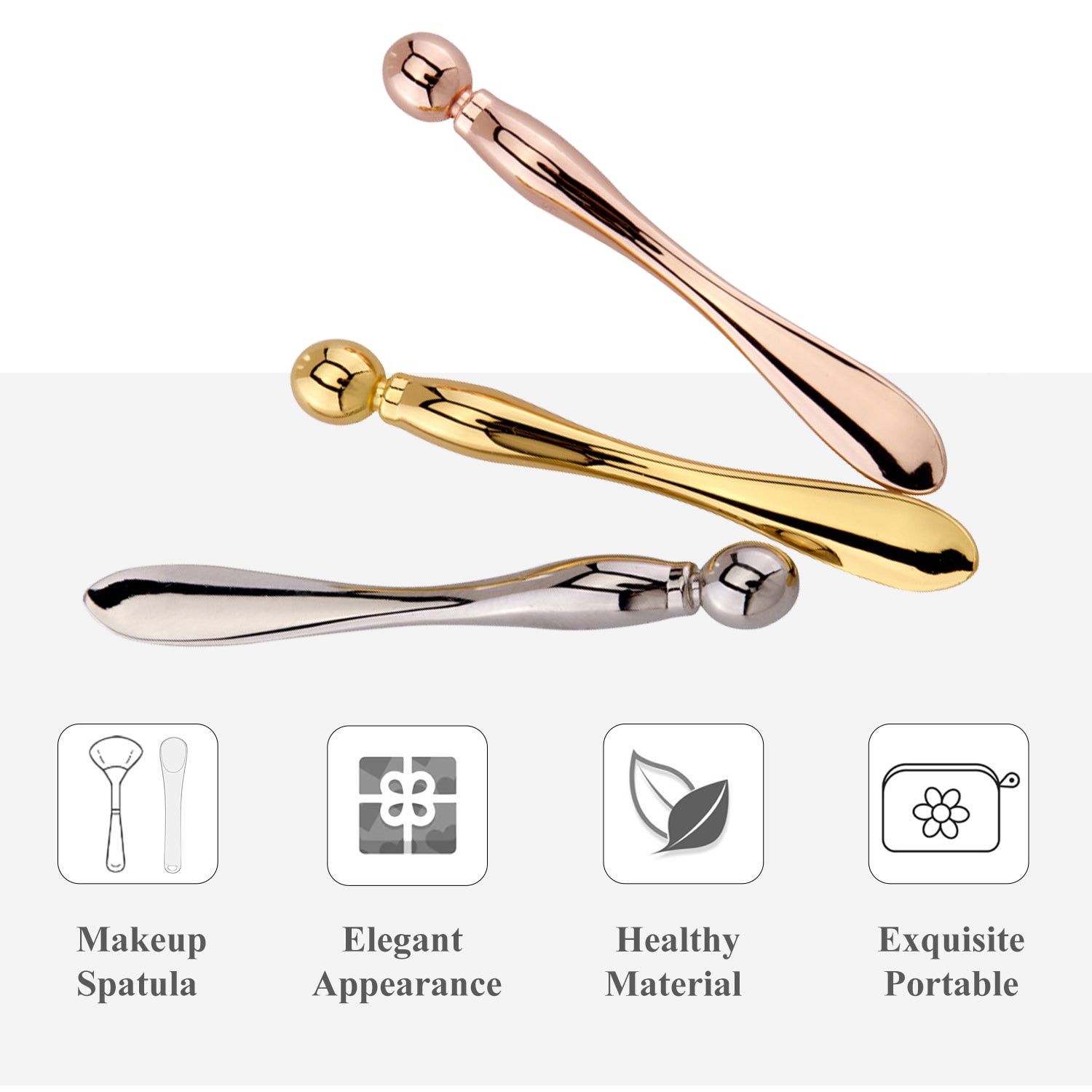 Metal Eye Cream Massage Roller Stick
