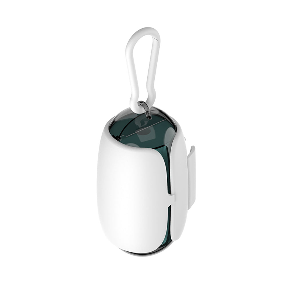 Dog Poop Bag Holder & Dispenser – Space Capsule Design with Leash Clip