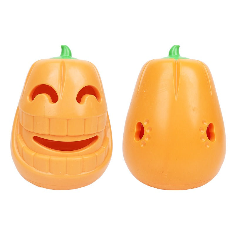 Pumpkin Treat Dispensing Puzzle Dog Toy