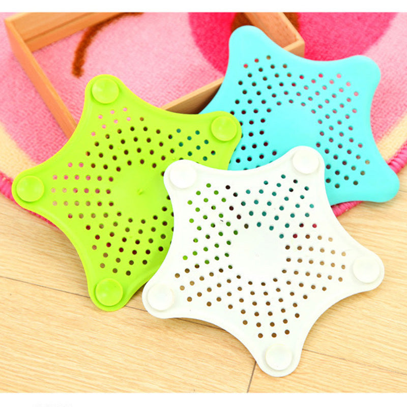 Premium Silicone Starfish Drain Filters (3PCS) – Anti-Clog Hair Catcher Set