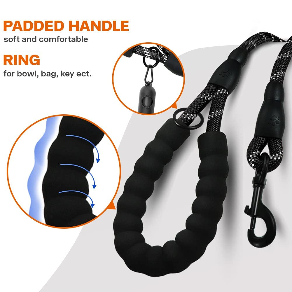Hands-Free Elastic Dog Leash – Reflective Running & Jogging Lead with Padded Handle