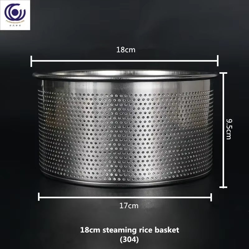 Stainless Steel Noodle Scoop with Long Handle for Boiling & Frying