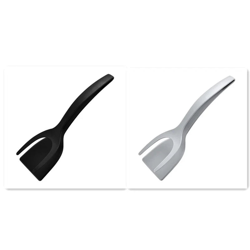 Grip & Flip Spatula Tongs for Easy Egg and Pancake Turnin