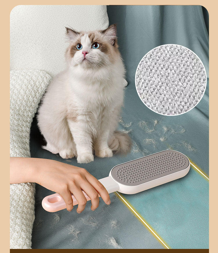 Pet Hair Remover Brush for Couch, Carpet & Clothes – Double-Sided Lint Cleaner