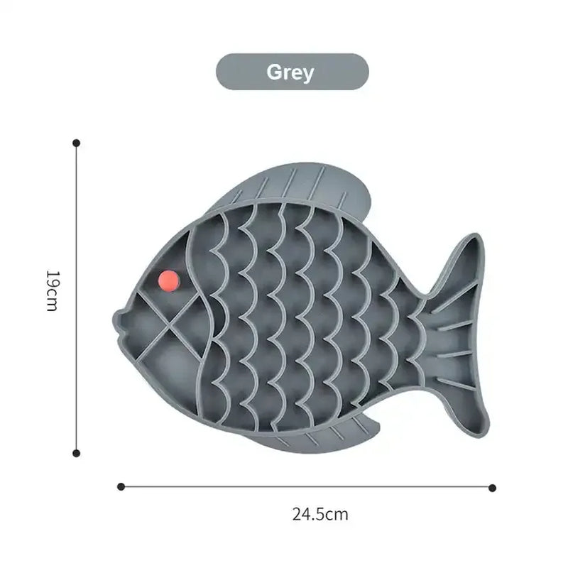 Silicone Lick Mat for Pet Dogs Slow Food Plate Rice Bowl for Small Medium Dog anti Gulping Choking Feeder Puppy Treat Dispenser