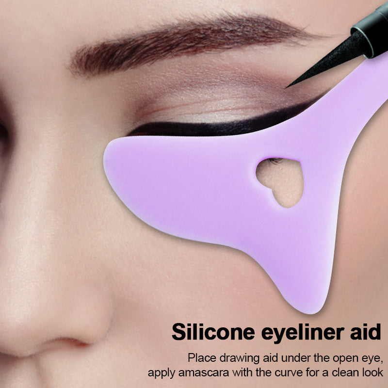 Reusable Silicone Eyeliner Wing Stencil