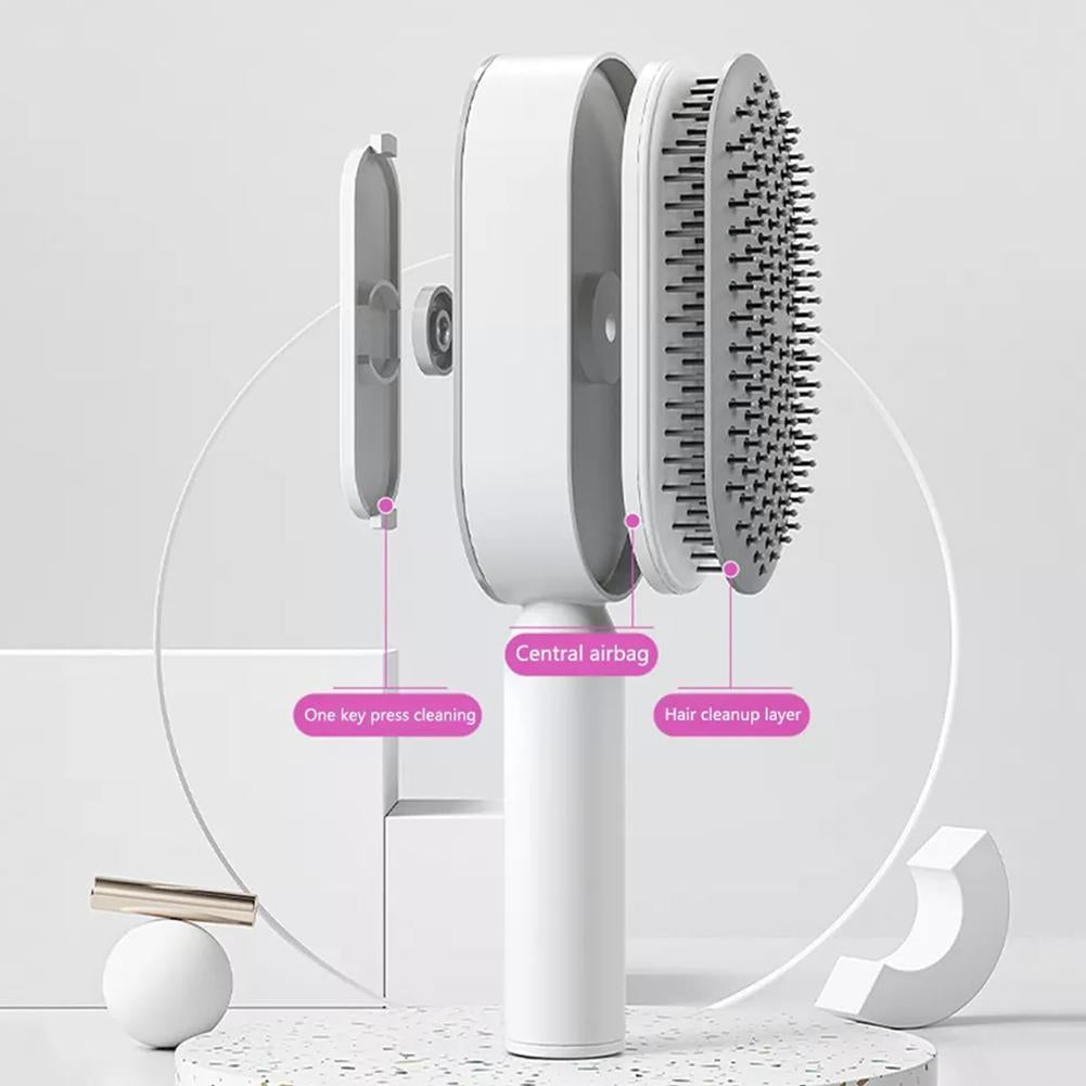 3D Self-Cleaning Scalp Massage Hair Brush for Women