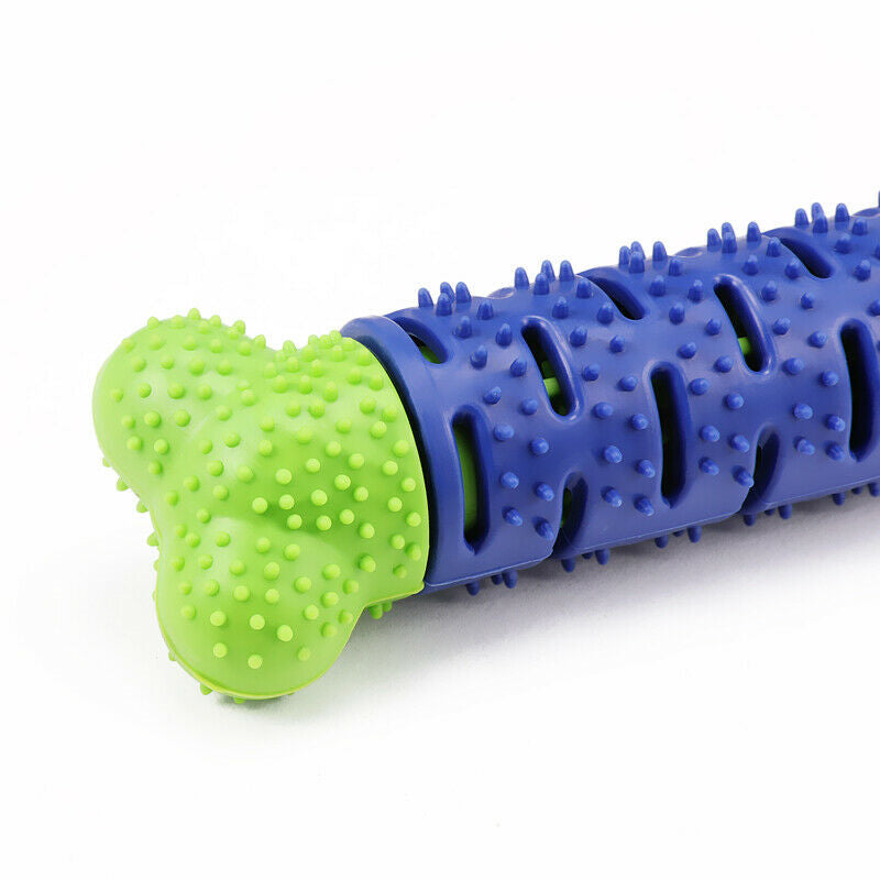 Silicone Dog Chew Toothbrush Toy – Molar Cleaning & Dental Care Stick