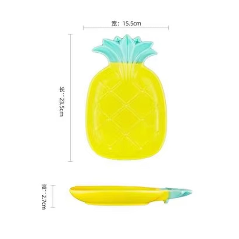 Avocado Shape Ceramic Dish for Fruit, Salad, Snacks & Soup – 6.5 Inch